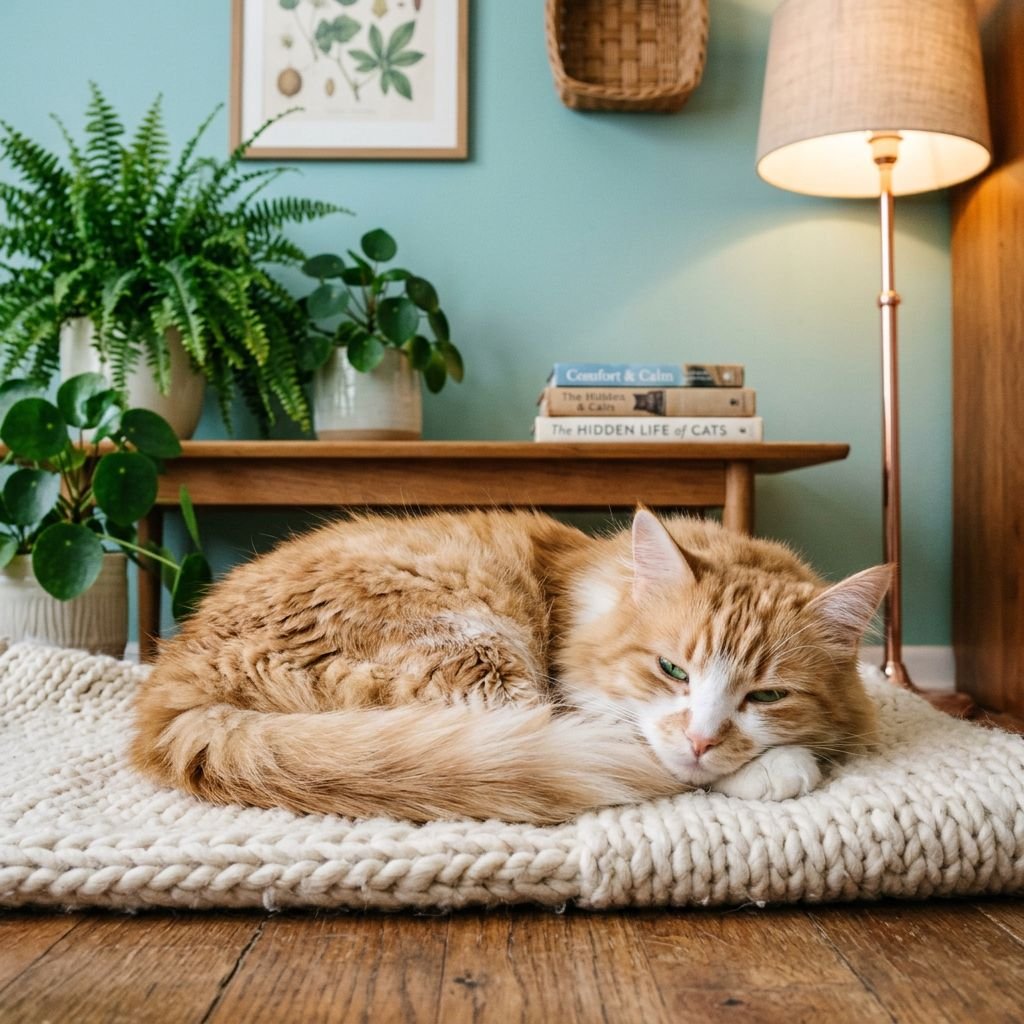 A cat looking out of a window